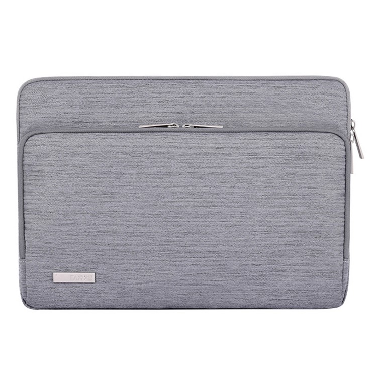 CANVASARTISAN L28-21 Business Style 12-inch Notebook Carrying Bag Waterproof Laptop Protective Sleeve - Light Grey-1
