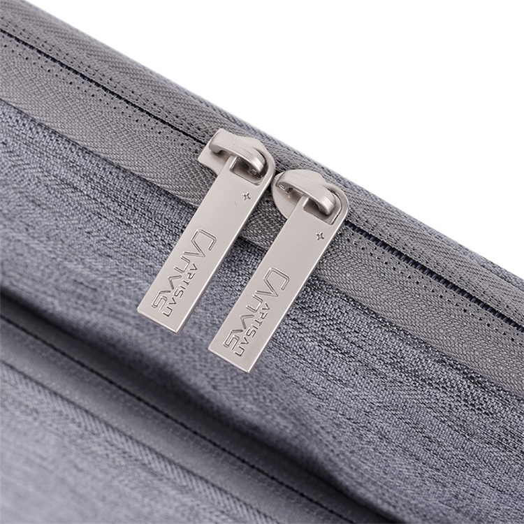 CANVASARTISAN L28-21 Business Style 12-inch Notebook Carrying Bag Waterproof Laptop Protective Sleeve - Light Grey-5