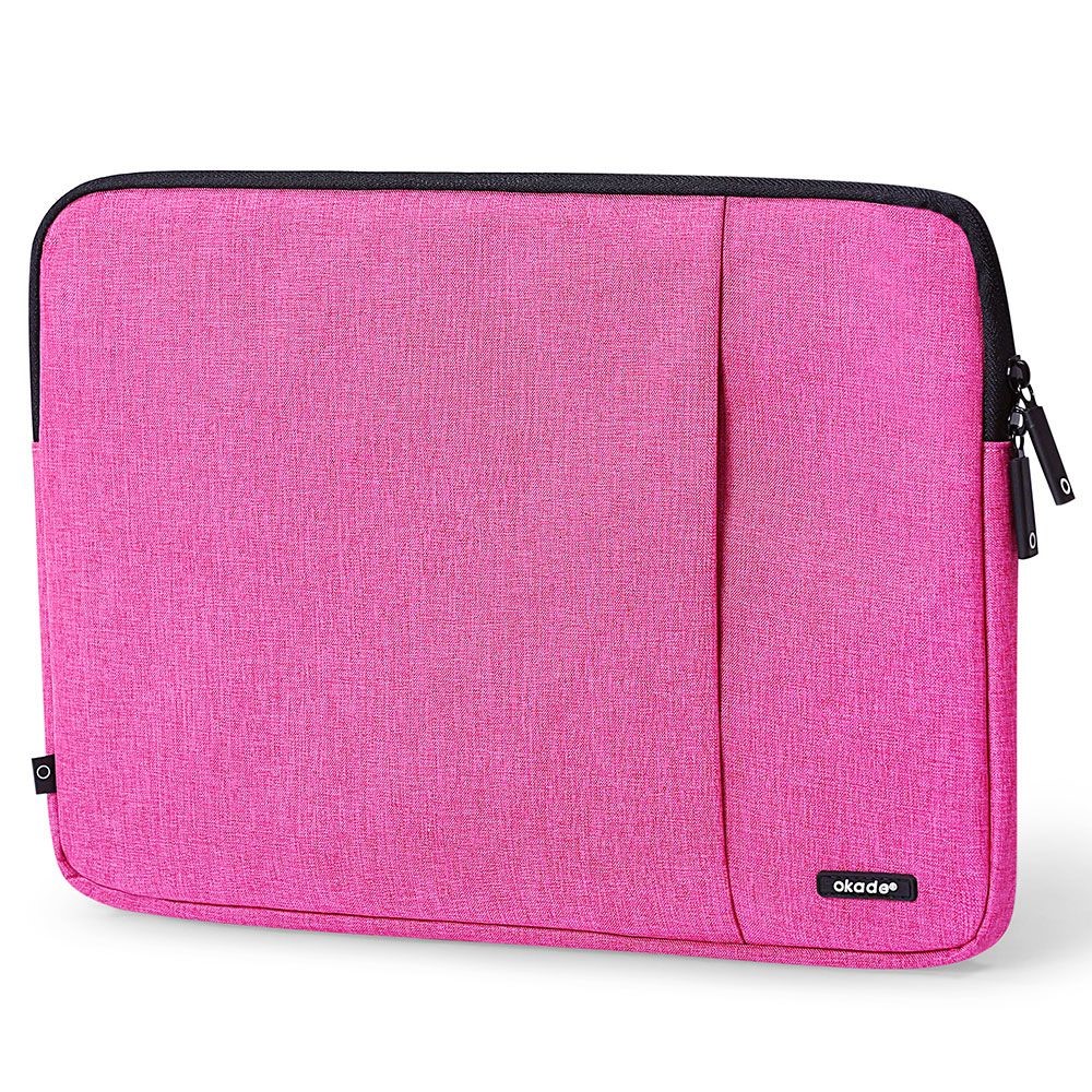OKADE T40 11.6''-12'' Large Notebook Computer Case Bag Laptop Tablet Sleeve Portable Protection Cover - Rose-2