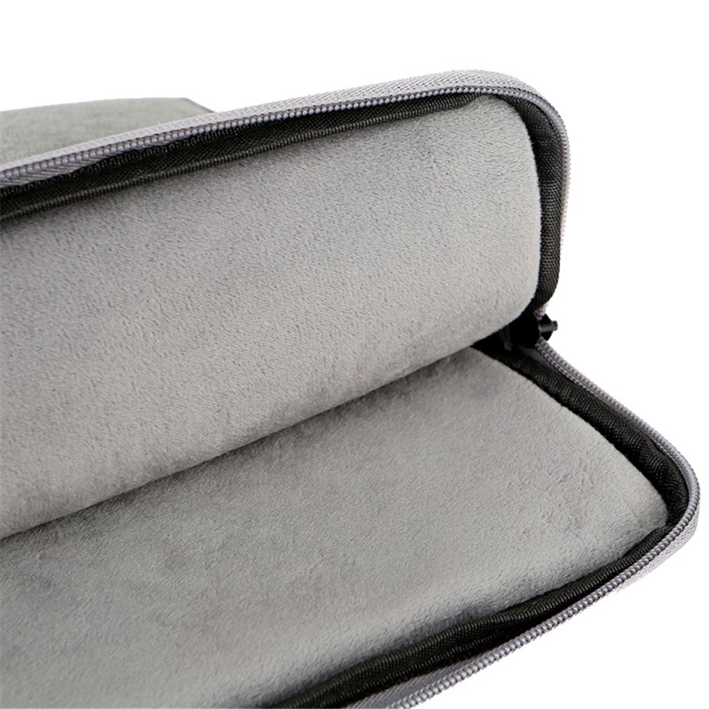 OKADE T53 15.4'' Bi-color Style Notebook Case Portable Waterproof Oxford Cloth Handbag Shockproof Laptop Carrying Bag - Light Grey-8