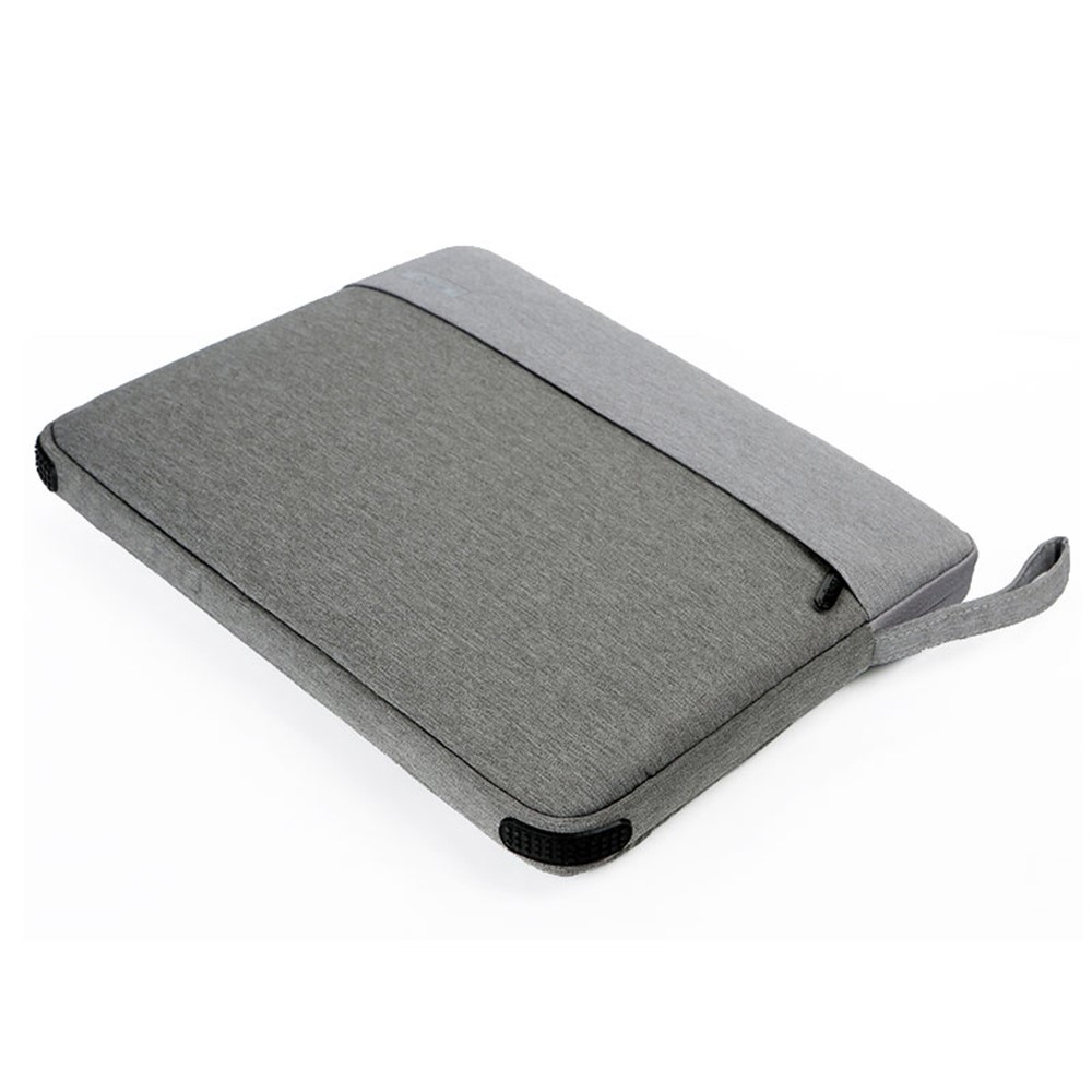 OKADE T53 13.3'' Laptop Sleeve Anti-scratch Oxford Cloth Handbag Shockproof Carrying Bag Bi-color Style Notebook Case - Light Grey-3