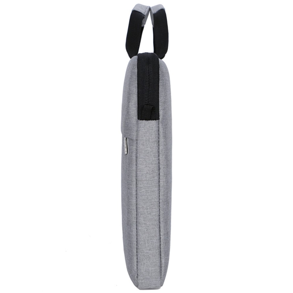 OKADE B022 Minimalist Laptop Handbag for 14inch Notebook Soft Lining Carrying Bag (with Shoulder Strap) - Grey-7