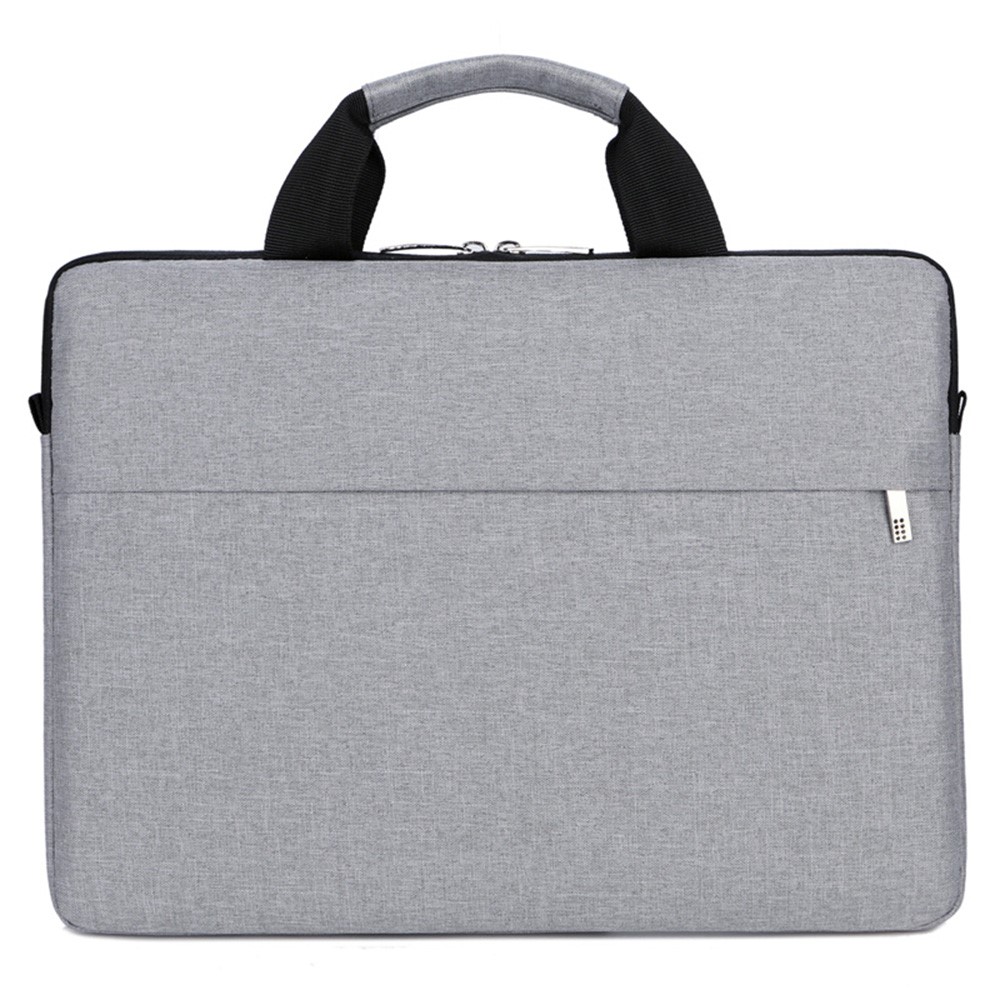 OKADE B022 13.3inch Laptop Bag with Front Pocket Notebook Anti-collision Lining Handbag (with Shoulder Strap) - Grey-2