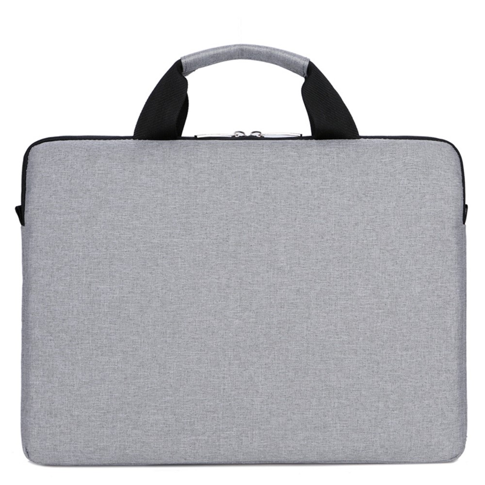 OKADE B022 13.3inch Laptop Bag with Front Pocket Notebook Anti-collision Lining Handbag (with Shoulder Strap) - Grey-7