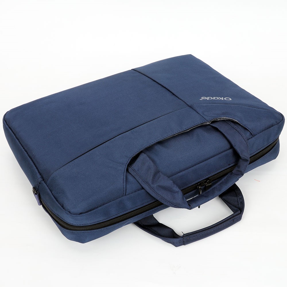 OKADE T50 15.6inch Laptop Shoulder Bag Travel Notebook Briefcase Handbag (with Shoulder Strap) - Dark Blue-2