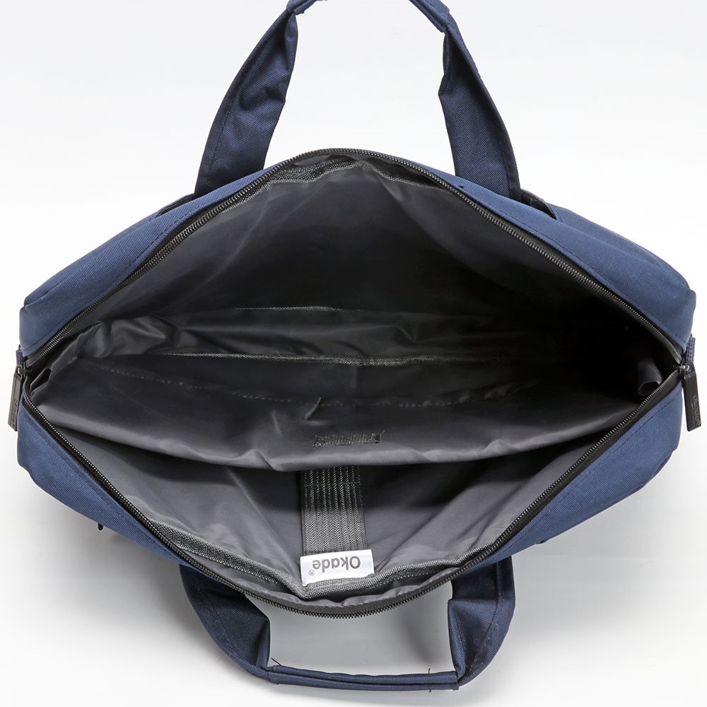 OKADE T50 15.6inch Laptop Shoulder Bag Travel Notebook Briefcase Handbag (with Shoulder Strap) - Dark Blue-6