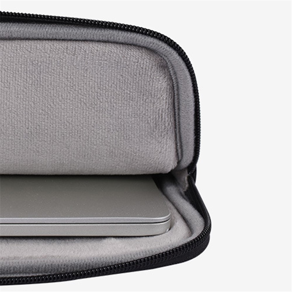 CANVASARTISAN L38-T0311 PU Leather Sleeve Bag for 11 inch Laptops Anti-Scratch Carry Case Notebook Portable Slim Case with Small Bag - Khaki-2