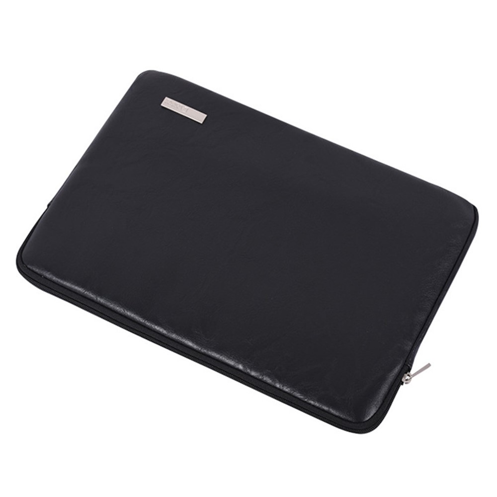 CANVASARTISAN L38-T0311 PU Leather Sleeve Bag for 11 inch Laptops Anti-Scratch Carry Case Notebook Portable Slim Case with Small Bag - Khaki-6