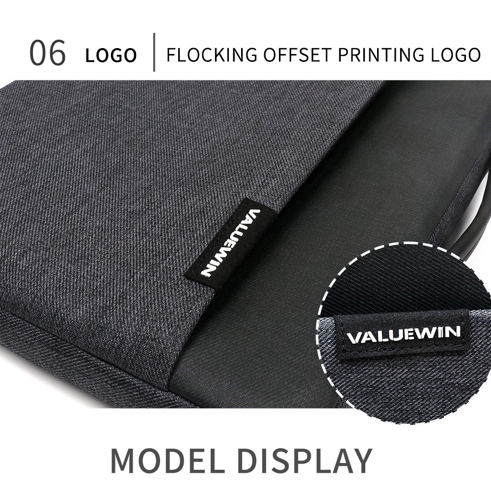 VALUEWIN VL027 14.2'' Notebook Computer Bag Soft Lining Water-repellent Laptop Sleeve Protection Case-10