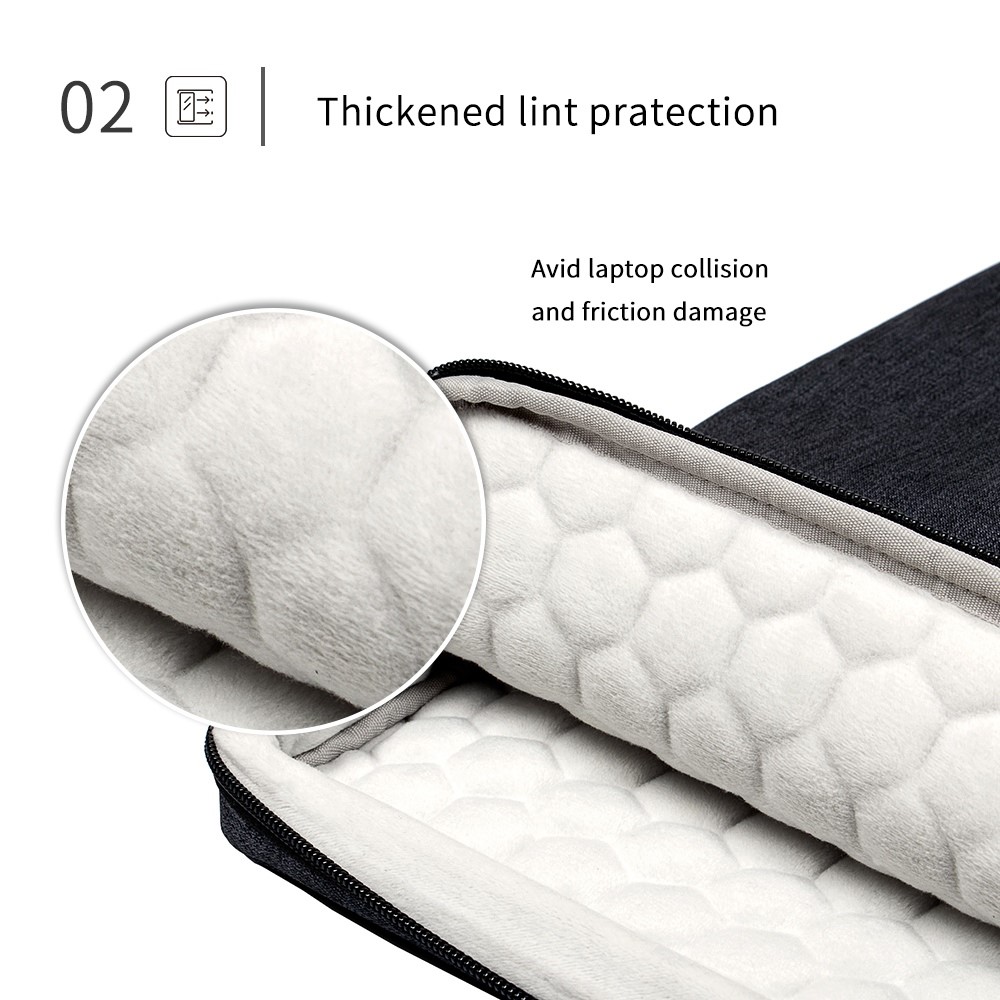 VALUEWIN VL027 14.2'' Notebook Computer Bag Soft Lining Water-repellent Laptop Sleeve Protection Case-6