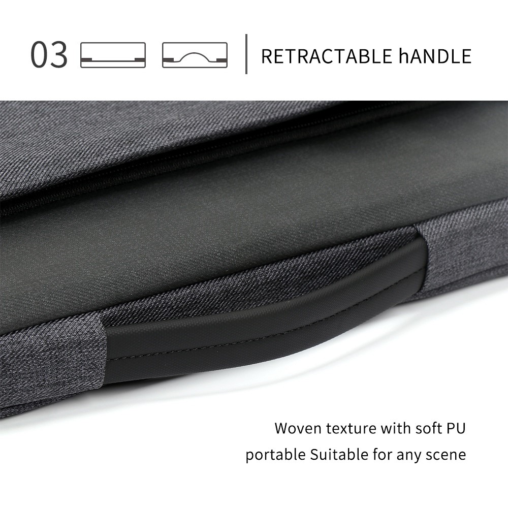 VALUEWIN VL027 14.2'' Notebook Computer Bag Soft Lining Water-repellent Laptop Sleeve Protection Case-7