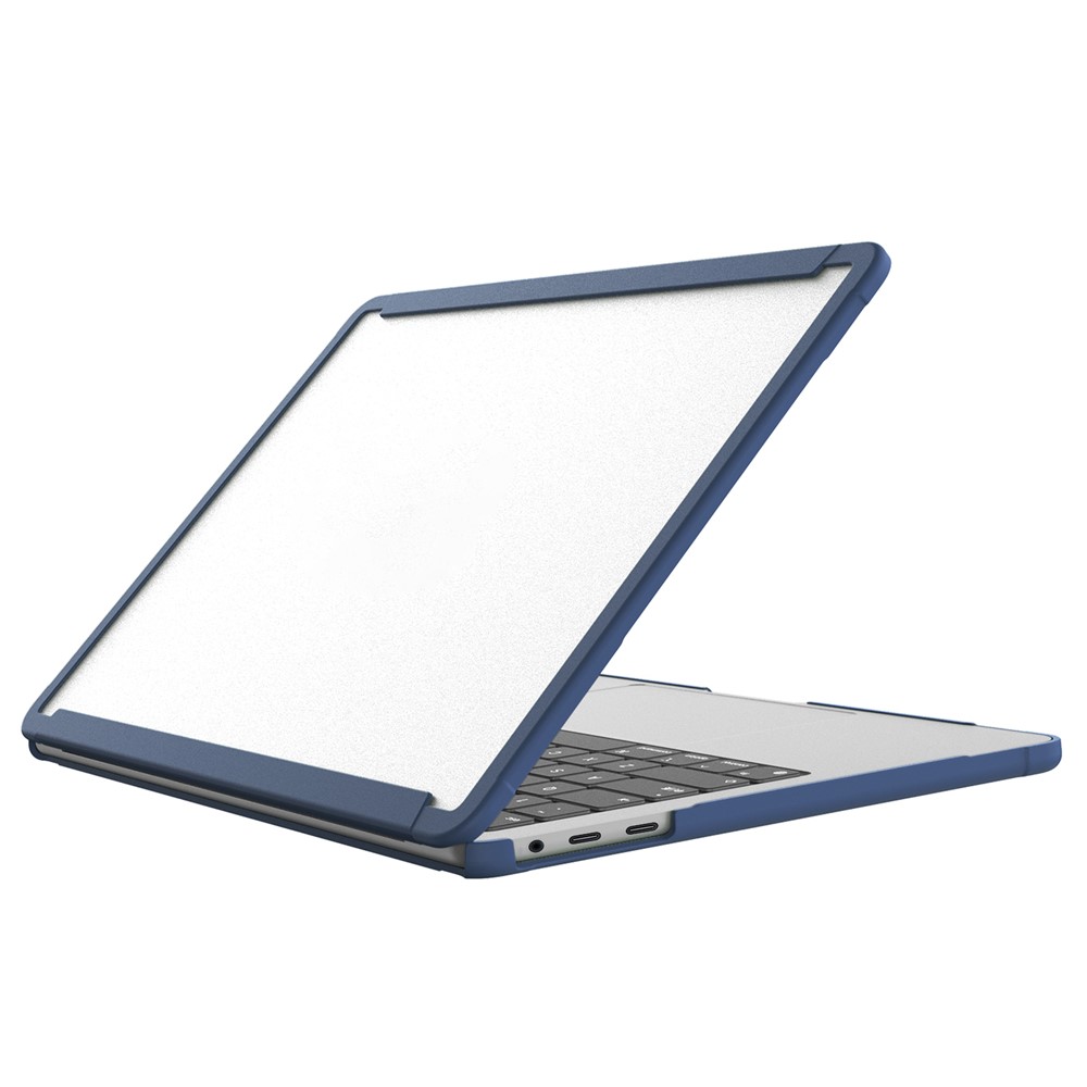 BENWIS MP-SSC For MacBook Pro 13 inch (2016) A1706, A1708 / (2018) / (2019) A1989, A2159 / (2020) A2251, A2289, A2338 PC+TPU Laptop Case - Blue