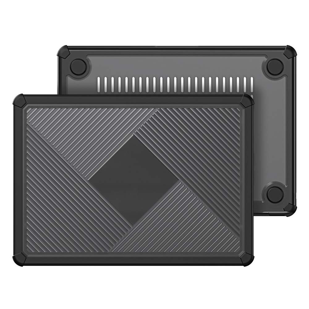 DUX DUCIS LCGH Series for MacBook Pro 13 inch (2016-2021) Case Shockproof TPU+PC Laptop Case Cover - Black