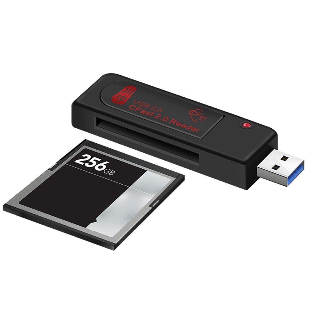 KAWAU C302 USB 3.0 CFast2.0 Card Reader for Canon 1 DX Mark II / Canon C300 Mark II-8