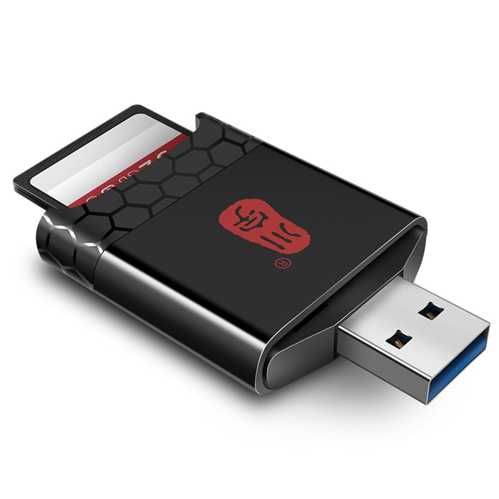 KAWAU C362 2 in 1 USB 3.1 to SD / TF Card Reader Adapter for SD / TF UHS-II 4.0 Memory Cards-1