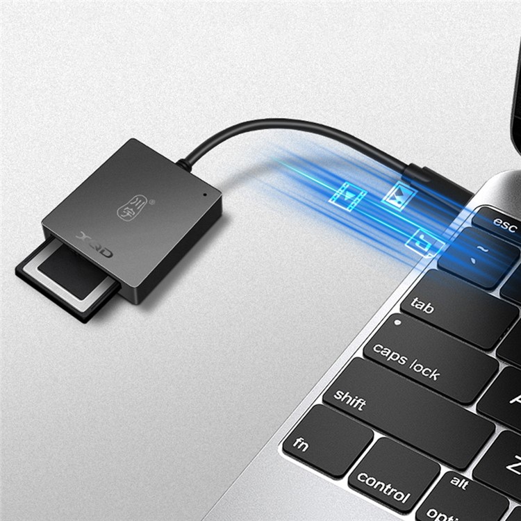 KAWAU C501C Type C XQD Card Reader for Sony G / M Series USB Mark XQD Card-3