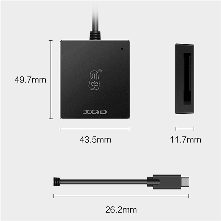 KAWAU C501C Type C XQD Card Reader for Sony G / M Series USB Mark XQD Card-7