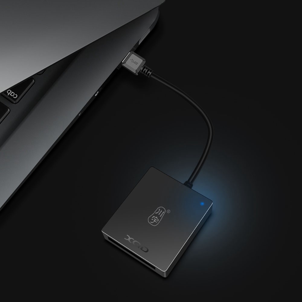 KAWAU C501A USB A XQD Card Reader 300Mb / s High Speed Transfer for Mac OS Windows Linux Android-5