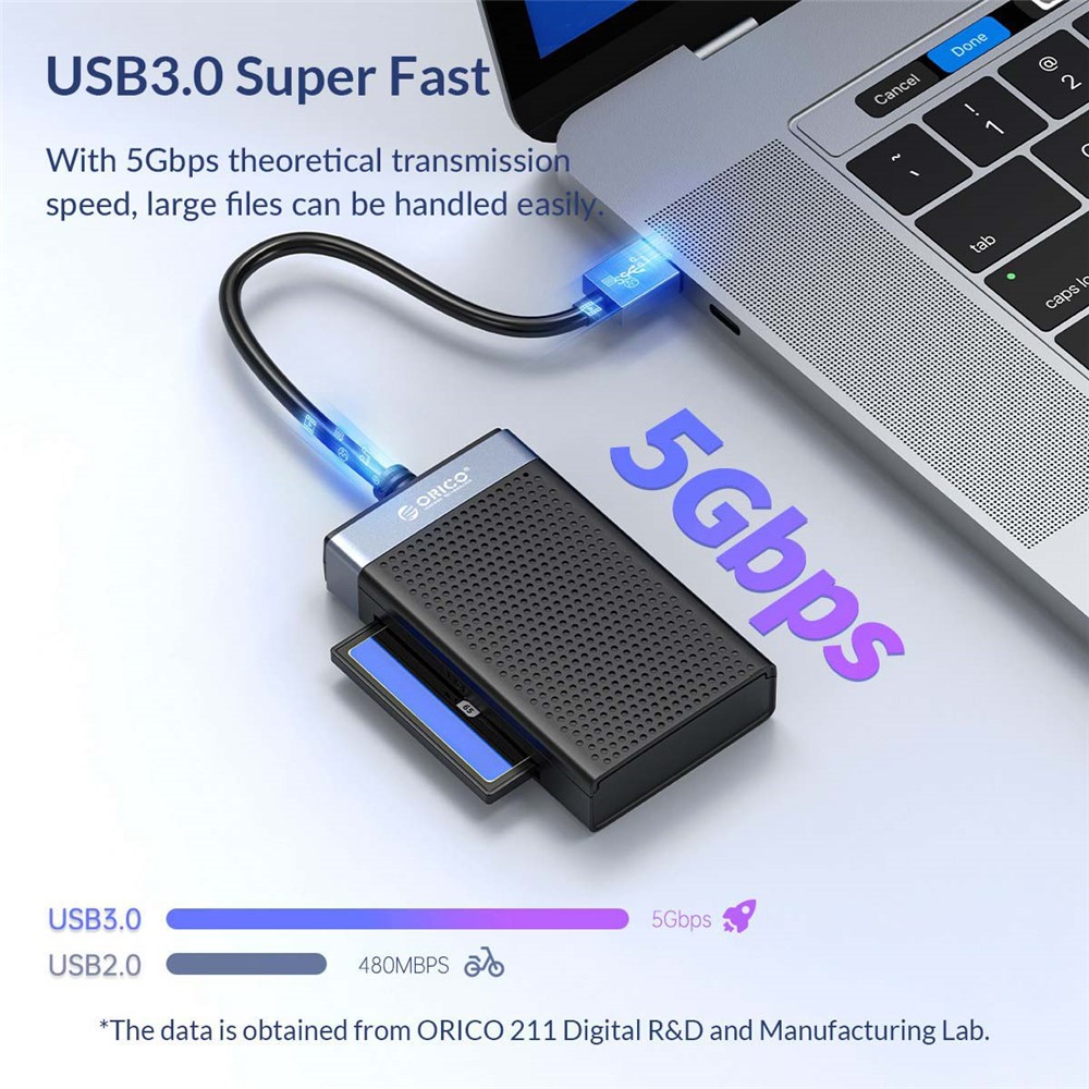Shopping ORICO Cl4da3bkbptreiber Kostenlos 4in1 USB3.0 Typa