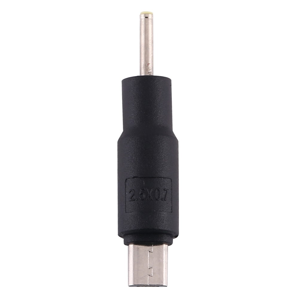 10Pcs DC Power Plug 2.5 x 0.7mm Male To Micro USB Male Adapter-3