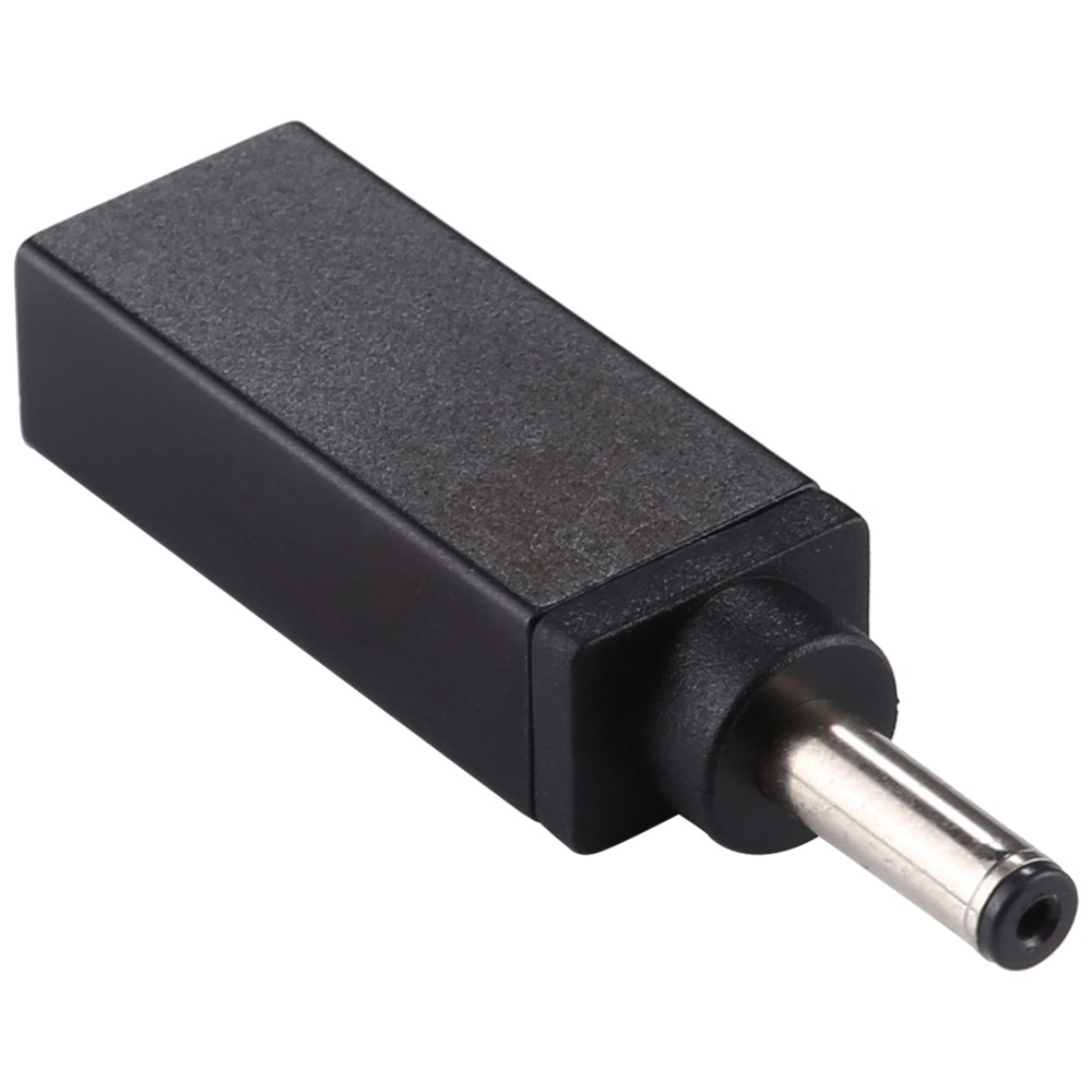 PD 19V 4.0x1.35mm Male Adapter Connector - Black-1