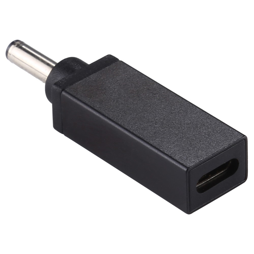 PD 19V 4.0x1.35mm Male Adapter Connector - Black-2