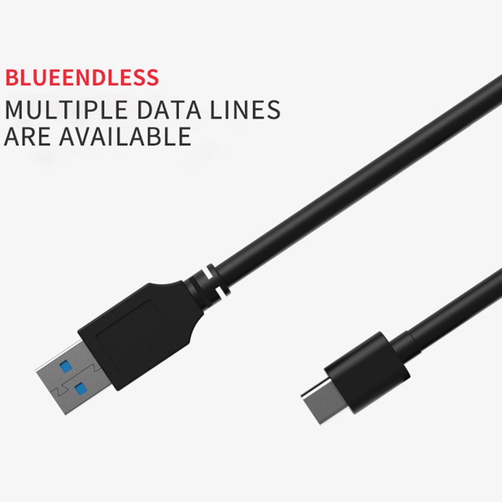BLUEENDLESS Type-C USB C to 2.5 3.5 SATA Adapter Cable Hard Drive Disk HDD SSD Converter Cable Cord-3