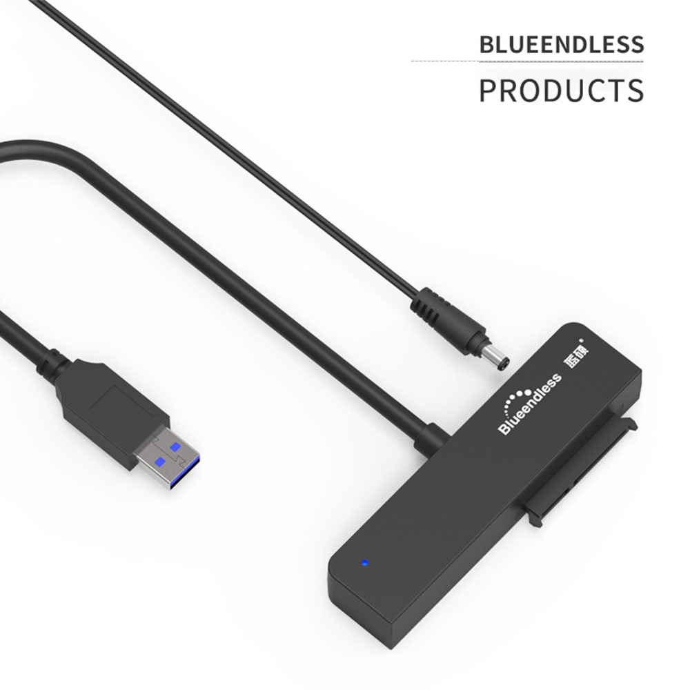BLUEENDLESS Type-C USB C to 2.5 3.5 SATA Adapter Cable Hard Drive Disk HDD SSD Converter Cable Cord-9