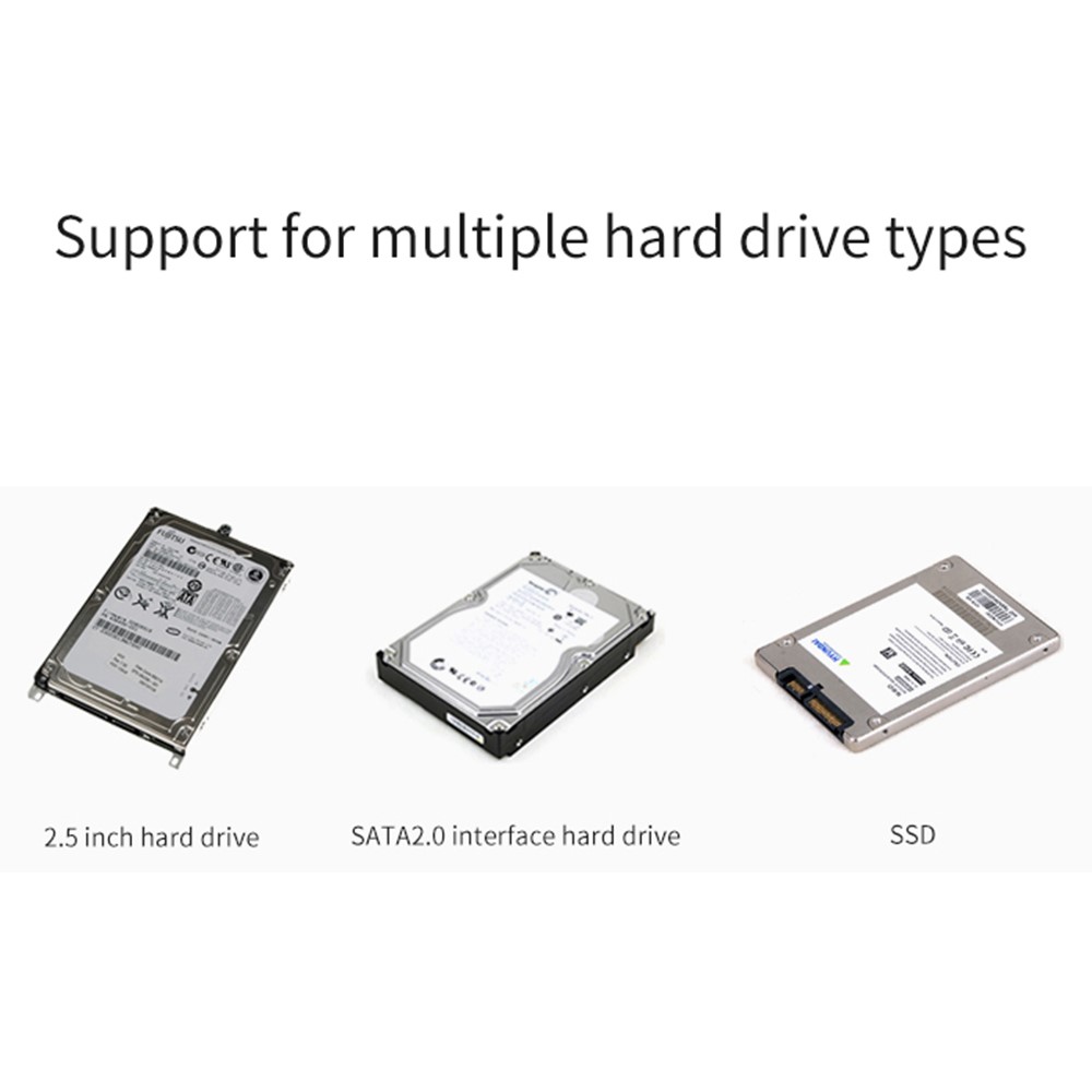BLUEENDLESS US25 Type C to SATA Serial Adapter Cables Computer Connector Cable for 2.5 inch HDD Laptop Hard Drive-4
