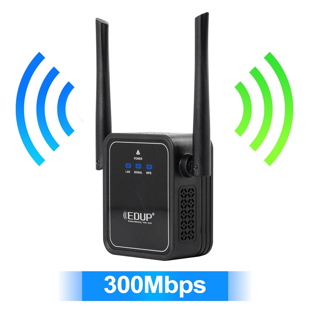 EDUP EP-2950 300Mbps WiFi Extender Repeater Wireless Signal Booster Amplifier - US Plug-2
