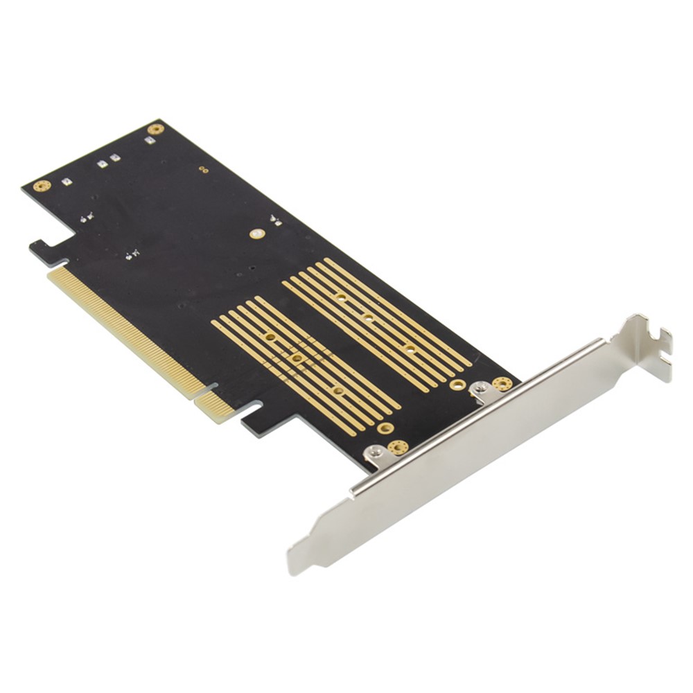 PCI-E Zu M.2 Adapterkarte - 2x NVMe SSD Slots Für B-Key & M-Key