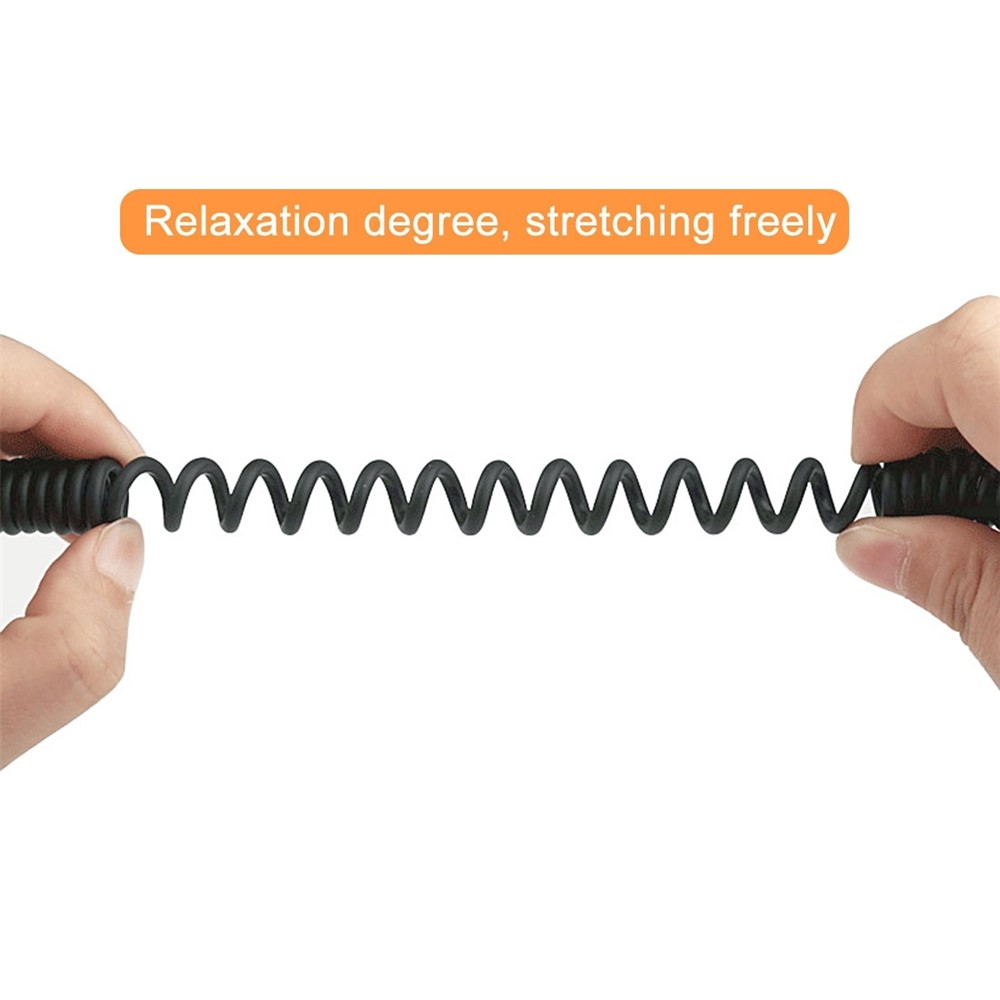 Male To Female USB Extension Cable USB Extender Adapter Spring Computer Phone Charging Cable-4