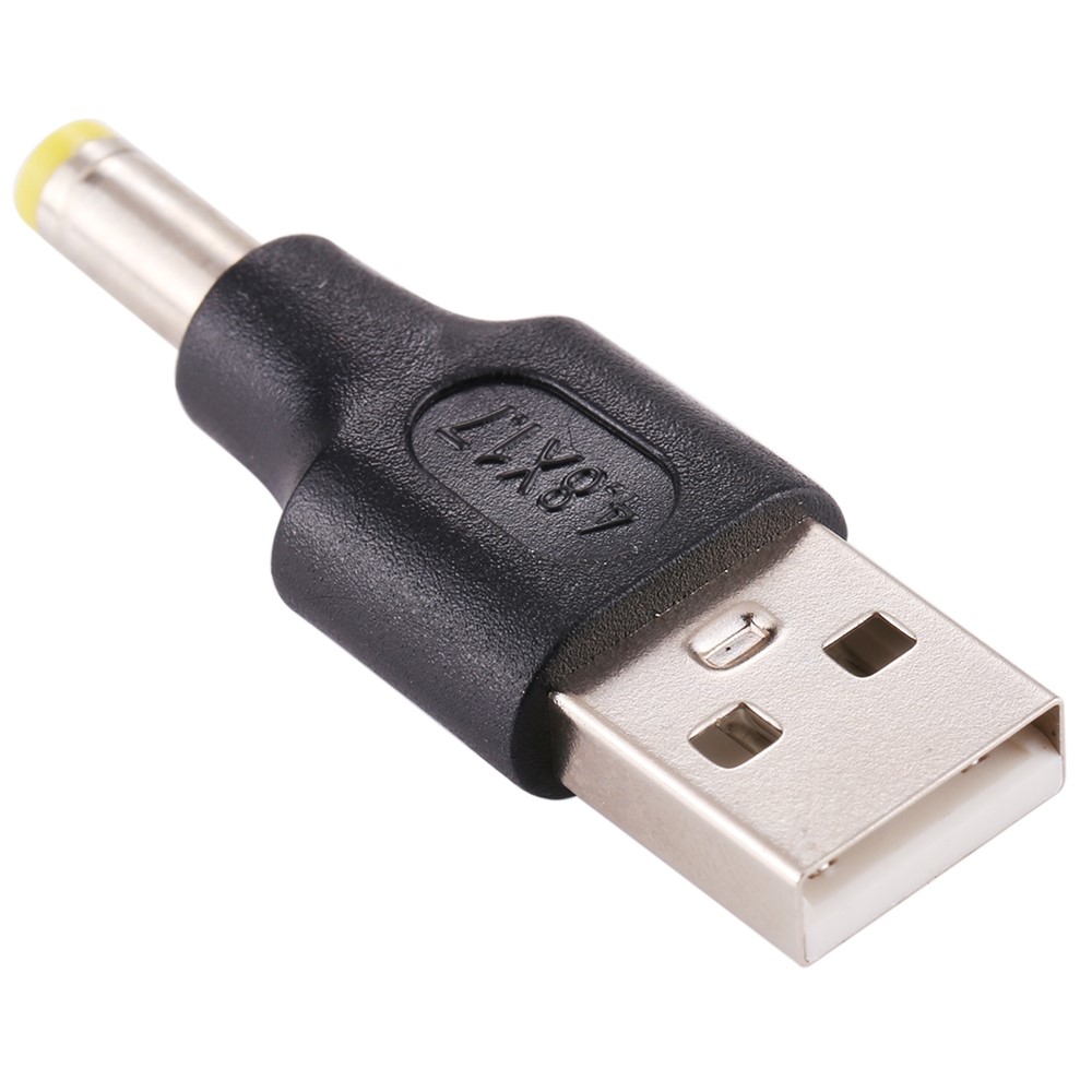 10Pcs 4.8 x 1.7mm Male To USB 2.0 Male Adapter DC Power Plug-2