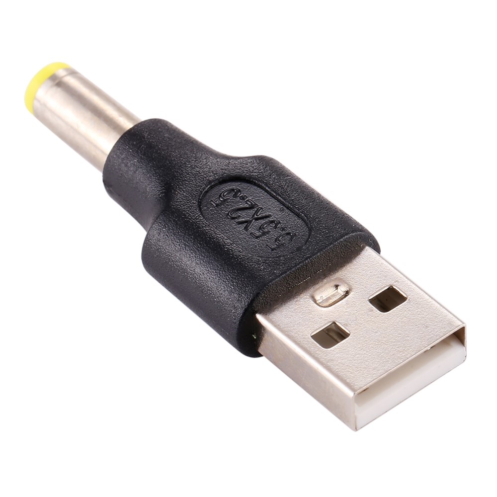 10Pcs DC Power Plug 5.5 x 2.5mm Male To USB 2.0 Male Adapter-2
