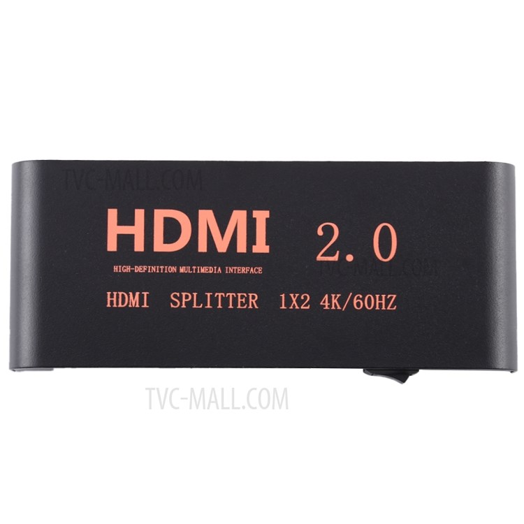 1x2 HDMI 2.0 4K@60Hz Splitter Support HDCP2.2 - EU Plug-1
