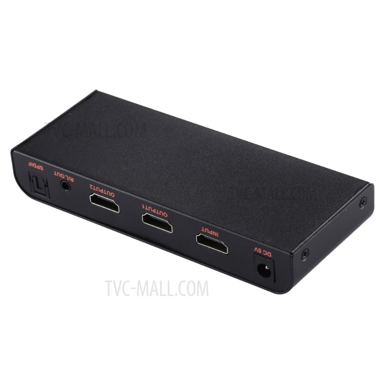 1x2 HDMI 2.0 4K@60Hz Splitter Support HDCP2.2 - EU Plug-3