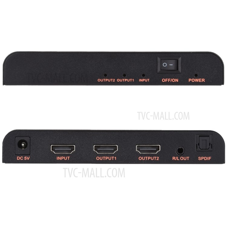 1x2 HDMI 2.0 4K@60Hz Splitter Support HDCP2.2 - EU Plug-4