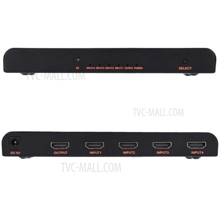 HDMI Switch 4x1 Multi-Viewer Splitter with Remote Control Support 4K/60Hz - EU Plug-4