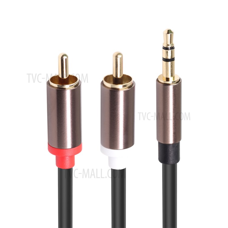 3.5mm Male to 2RCA Male Audio Cable 3 Meters-2