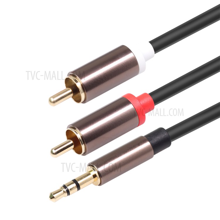 3.5mm Male to 2RCA Male Audio Cable 3 Meters-4