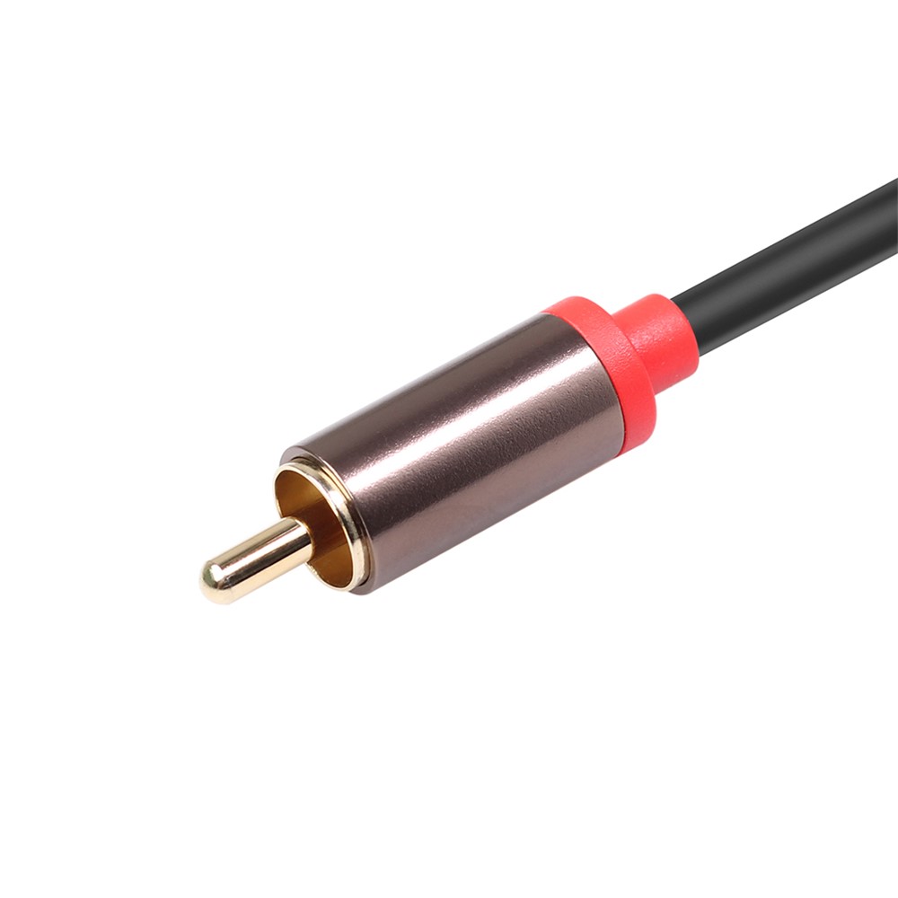 3,5 mm Männlich Bis 2rca Männliches Audiokabel 2 Meter