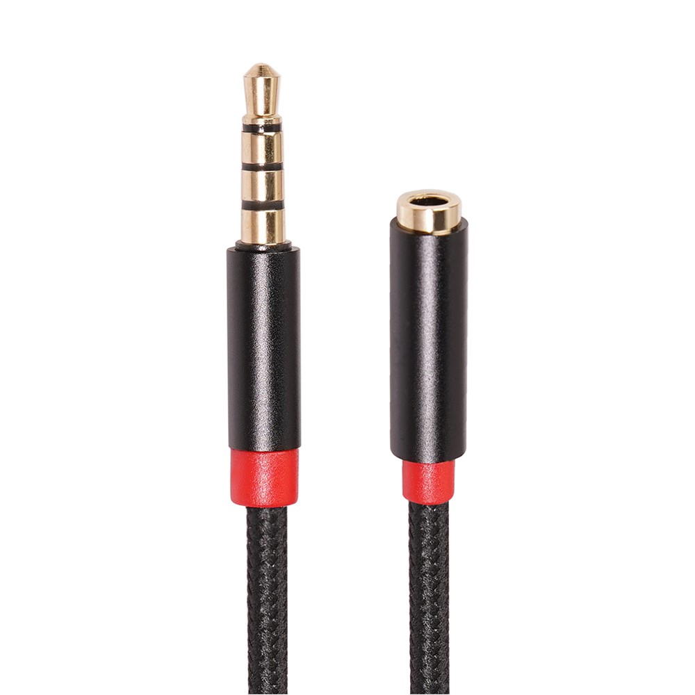 Cable De Audio Auxiliar De 3.5mm 3.5mm Macho A Hembra Cable De Extensión Estéreo APOYO FUNCIÓN DE MIC 3696 - 1 Metro