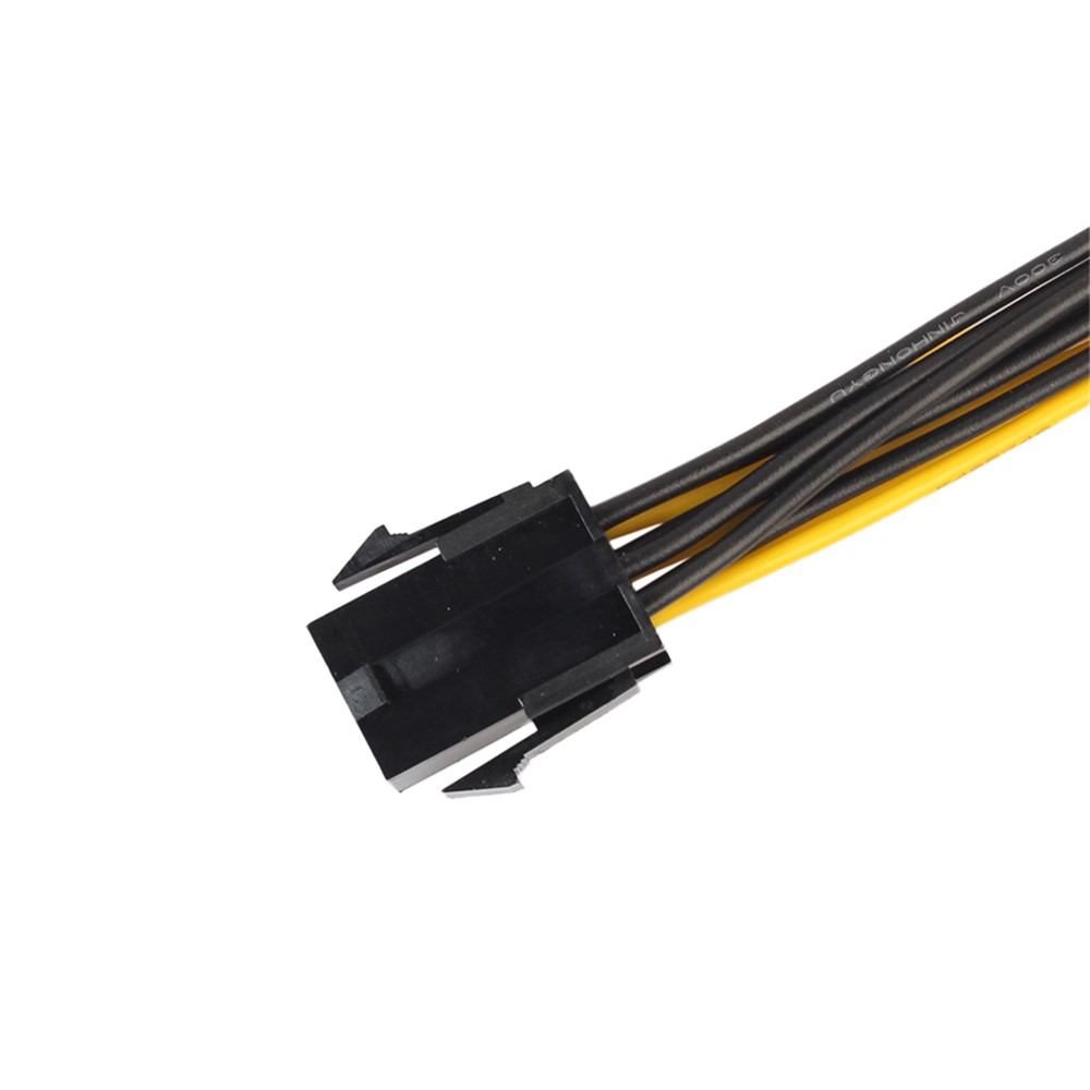 PCI-E 6-Pin to Dual 6+2-Pin (6-Pin/8-Pin) Splitter Cable Graphic Video Card 6-Pin to Dual 8-Pin Power Supply Cable 20cm-9