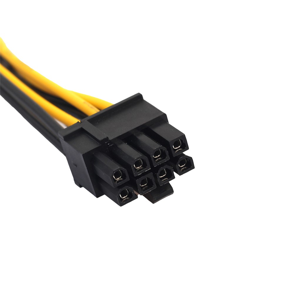 30cm PCI-Express PCIE 8Pin to Dual 8Pin Graphic Video Card Adapter Power Supply Cable-5