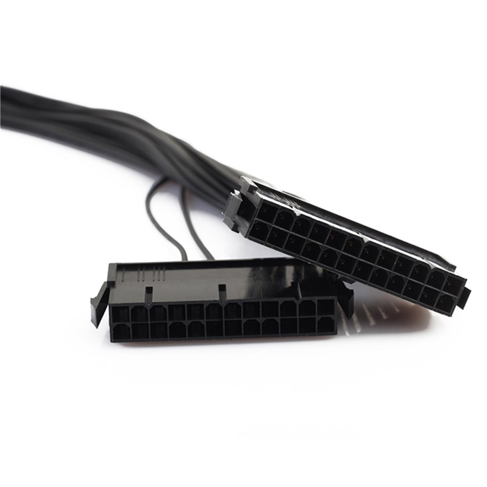 24Pin 30cm Dual Start Power Cord Dual Power Start Cable for Computer Connectors-2