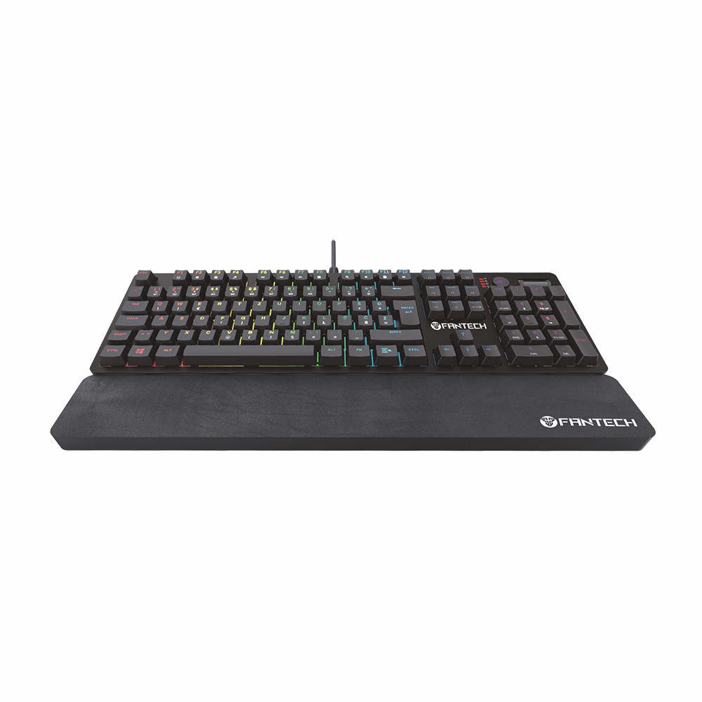 50pcs Fantech Clavier Ordinateur Coussints De Poignet Ergonomiques De Jeu De Poigne-poignets En Caoutchouc Antidérapantes Coussin 44.6x9.5x1.8cm-1