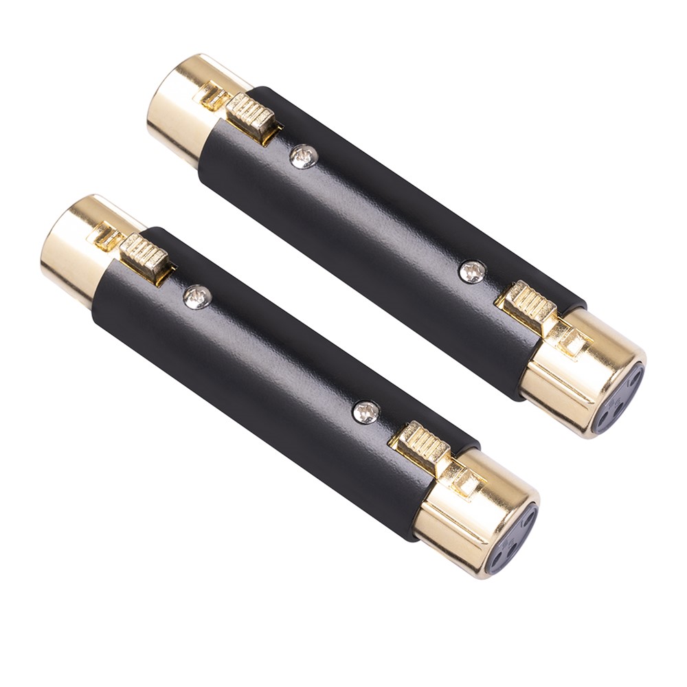LZ160G 3Pin XLR Female to Female Audio Adapter Microphone Audio Cable Connector for DJ Amplifier-2
