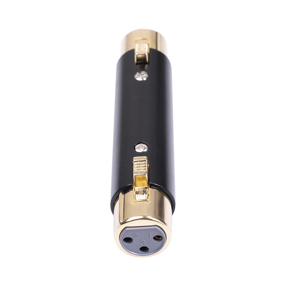 LZ160G 3Pin XLR Female to Female Audio Adapter Microphone Audio Cable Connector for DJ Amplifier-3