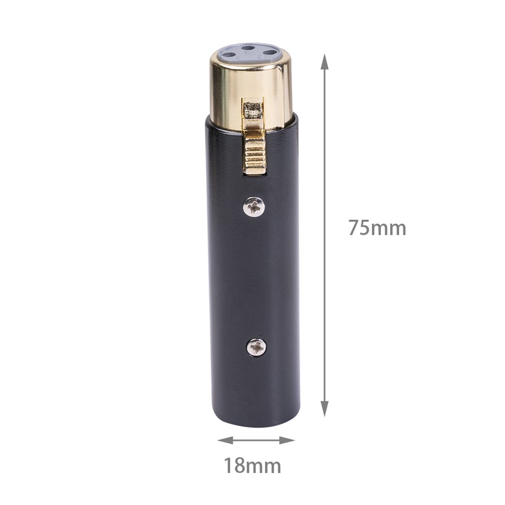 LZ1161 XLR 3Pin Plug Male and Female Jack Solder Adapter Connector for Speaker Audio Microphone Cable Terminals-7