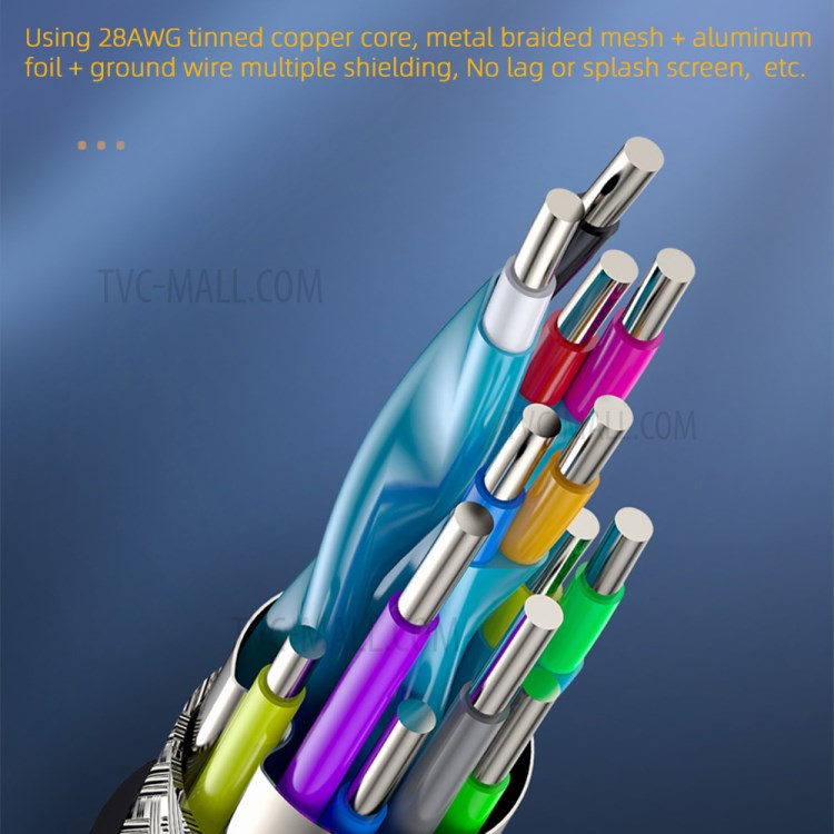 ESSAGER 2m DP Cable 8K 165Hz HDR Display Port 1.4 Cable Display Port Audio Cord for Video PC Laptop-5